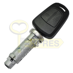 Key with Remote and ignition Opel