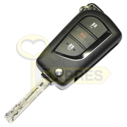 Klucz z pilotem Toyota Aygo, Avensis - TOY012