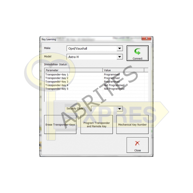 ON013 - PIN and Key manager for Opel/Vauxhall - VIP-ON013