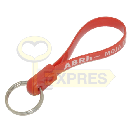 Key ring on the belt - Blood group ABRh-