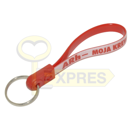 Key ring on the belt - Blood group ARh-