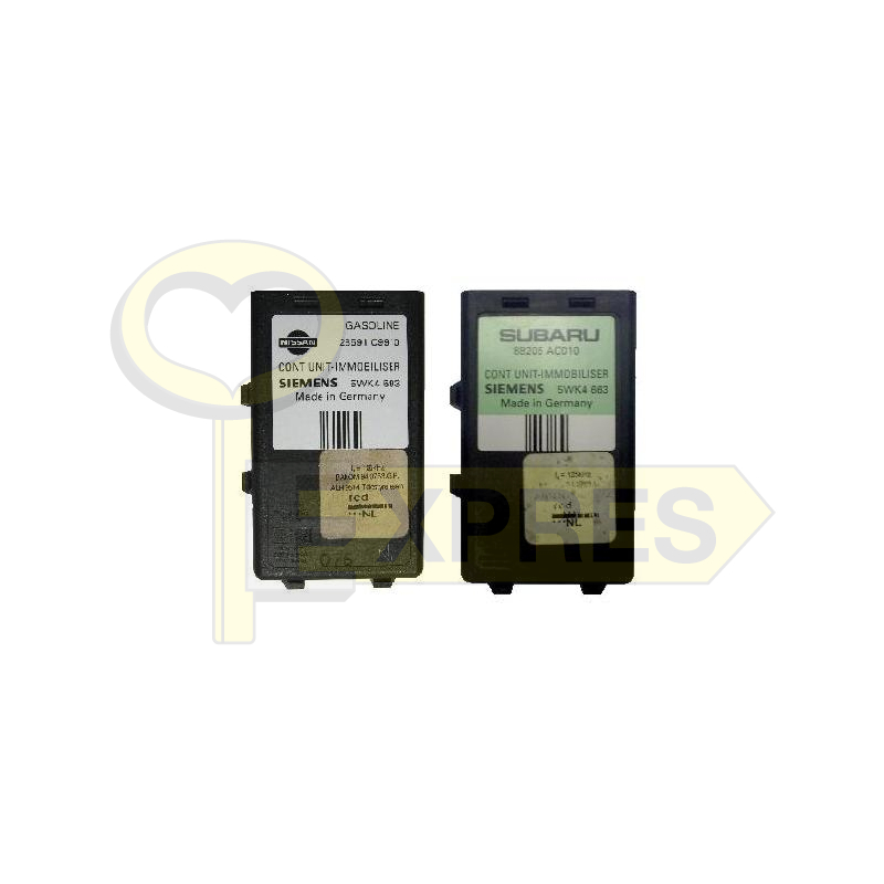 Software module 43 – Nissan, Subaru immobox Siemens