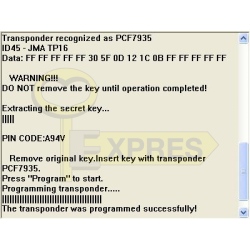 Software module 63 – Key copier for ID33, ID41, ID42, ID44 VAG and ID45 keys
