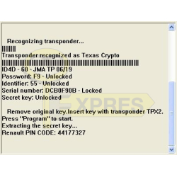 Software module 65 – Key copier for Texas Crypto keys.