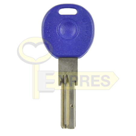 Cylinder key for POWER lock