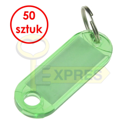 Two-sided identifier dark green (50 pcs)