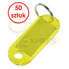 Identyfikator dwustronny żółty (50 sztuk) - I2ZOL