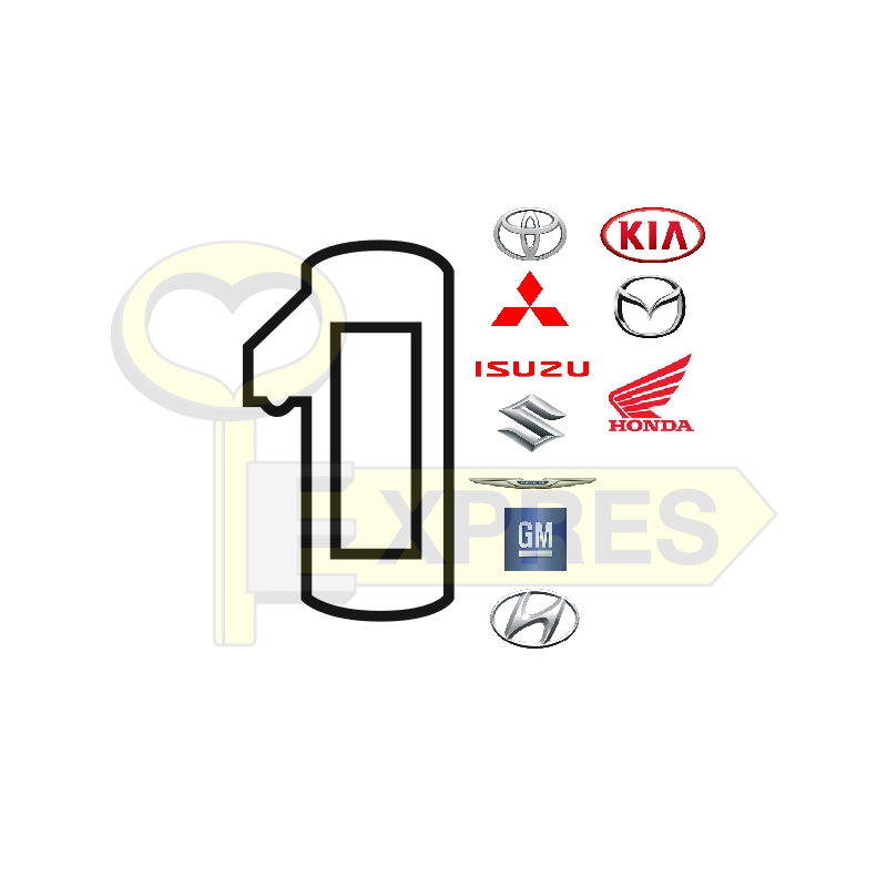 Tumbler Toyota, Mitsubishi, Isuzu, Suzuki, Chrysler and more MIT2 / TOY27 / TOY27R / TOY29R (25 pcs.)