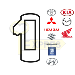 Zapadka Toyota, Mitsubishi, Isuzu, Suzuki, Chrysler i więcej MIT2 / TOY27 / TOY27R / TOY29R (25 szt.) - P-30-144