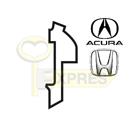 Zapadka Acura, Honda HON66 "2" POŁÓWKA (25 szt.) - P-19-162