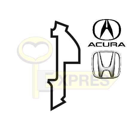 Tumbler Acura, Honda HON66 "4" HALF (25 pcs.)