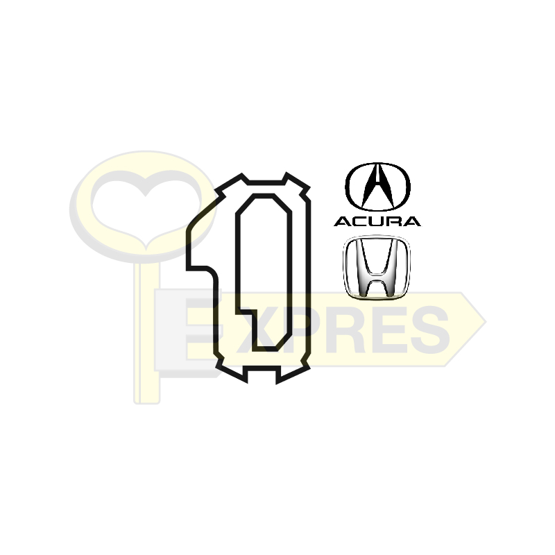 Tumbler Acura, Honda HON66 "1" ALL (10 pcs.)