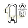 Tumbler Acura, Honda HON66 "3" ALL (10 pcs.)
