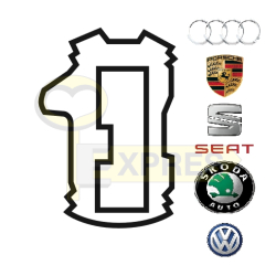 Zapadka Audi, Porsche, Seat, Skoda, Volkswagen HU66 "1" CAŁA (25 szt.) - P-31-171