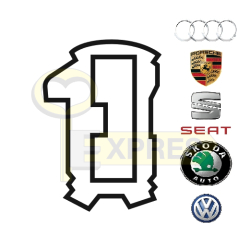 Zapadka Audi, Porsche, Seat, Skoda, Volkswagen HU66 "4" CAŁA (25 szt.) - P-31-174