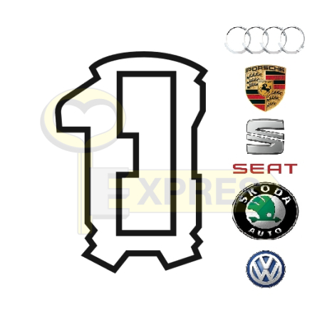 Tumbler Audi, Porsche, Seat, Skoda, Volkswagen HU66 "4" ALL (25 pcs.)