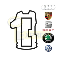 Zapadka Audi, Porsche, Seat, Skoda, Volkswagen HU66 "11" CAŁA (25 szt.) - P-31-175