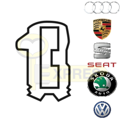 Tumbler Audi, Porsche, Seat, Skoda, Volkswagen HU66 "14" ALL (25 pcs.)