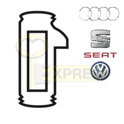 Zapadka Audi, Seat, Volkswagen HU49 "1" CAŁA ZAMEK (25 szt.) - P-31-111