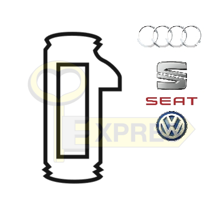 Tumbler Audi, Seat, Volkswagen HU49 "1" ALL LOCK (25 pcs.)