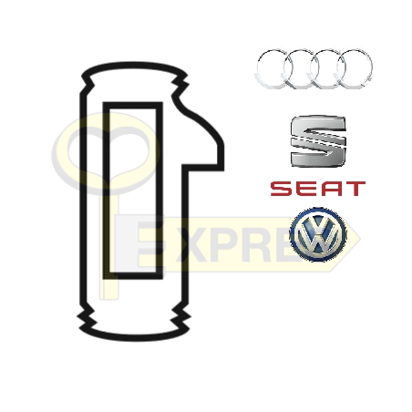 Zapadka Audi, Seat, Volkswagen HU49 "2" CAŁA ZAMEK (25 szt.) - P-31-112