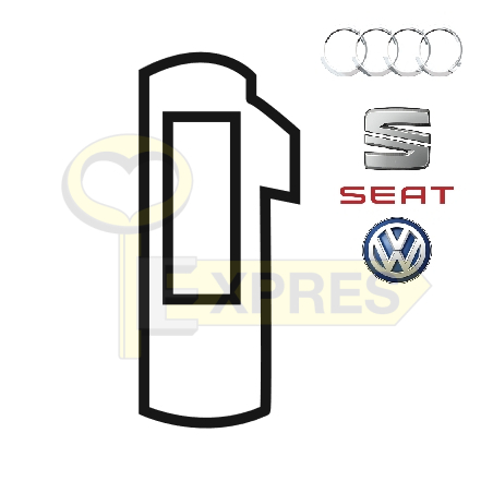 Tumbler Audi, Seat, Volkswagen HU49 "3" ALL IGNITION (25 pcs.)