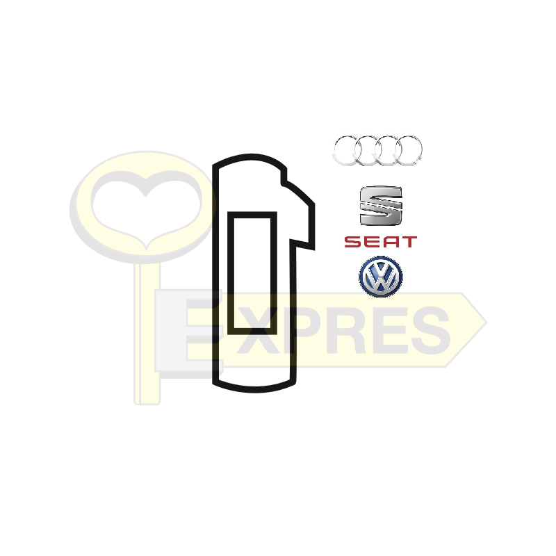 Tumbler Audi, Seat, Volkswagen HU49 "4" ALL IGNITION  (25 pcs.)