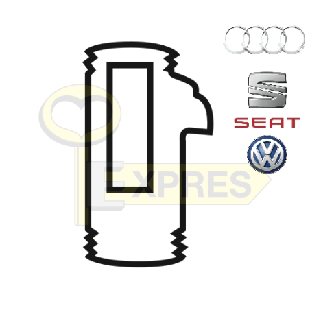 Tumbler Audi, Seat, Volkswagen WT7 "4" ALL (25 pcs.)