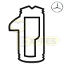 Tumbler Mercedes HU46P "3" ALL RIGHT (25 pcs.)