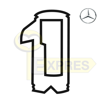 Tumbler Mercedes HU46P "5" ALL LEFT (25 pcs.)