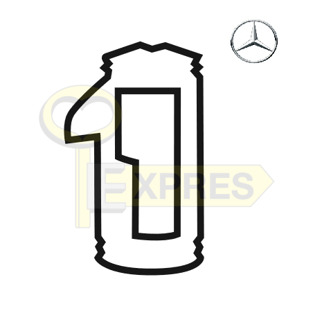 Tumbler Mercedes HU46P "3" ALL LEFT (25 pcs.)