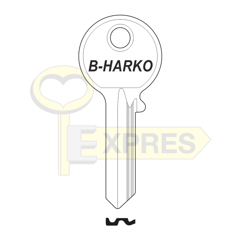 Klucz do kłódek B-Harko 60mm - HR013