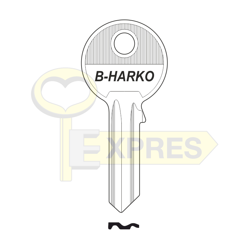 Klucz do kłódek B-Harko 50mm/60mm - HR006