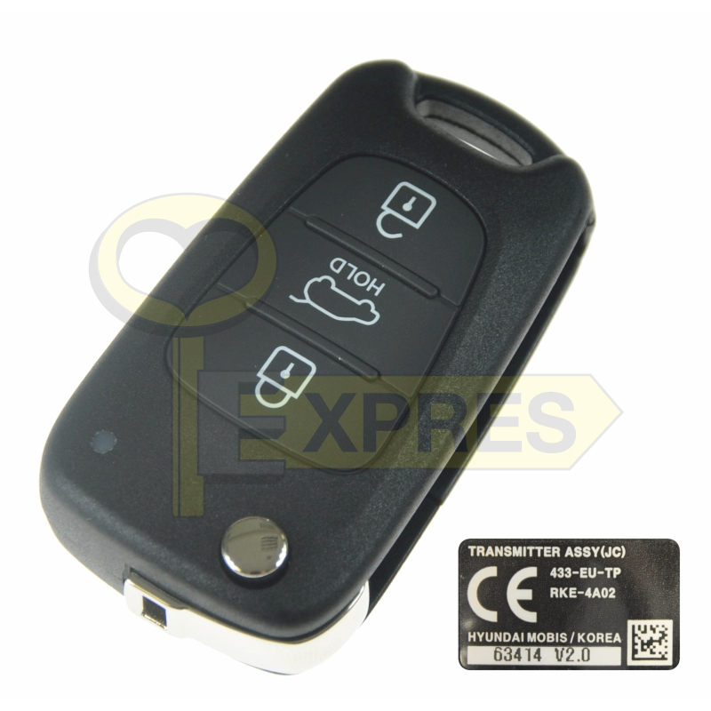 Key with Remote Hyundai IX20