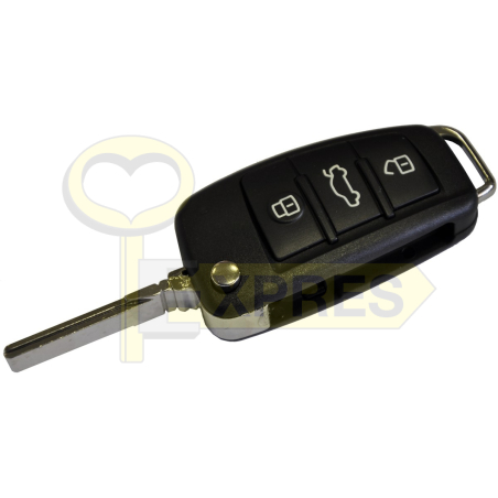 Key with remote keyless Audi A3 and other