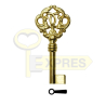 Decorative key 3F1630 - gold