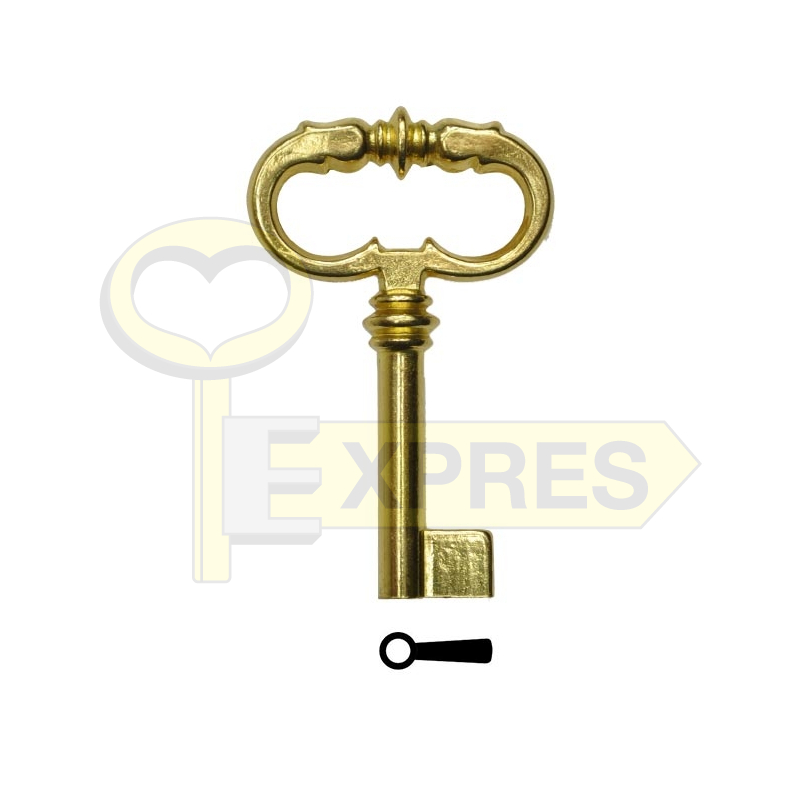 Decorative key 3F1232 - gold