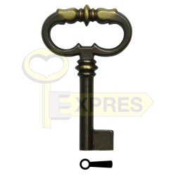 Decorative key 3F1232 - antique bronze
