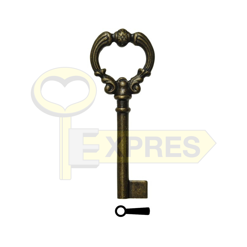 Decorative key 3F4945 - antique bronze