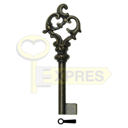 Decorative key 3F2942 - antique bronze