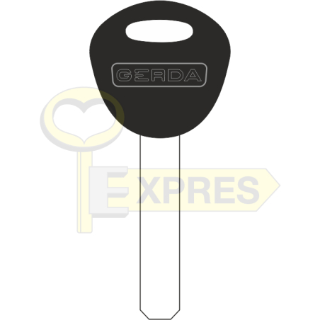 Key for bicycle locks GERDA W no. 2 - Contra / Fold / Ultra