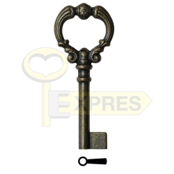Decorative key 3F4935 - antique bronze