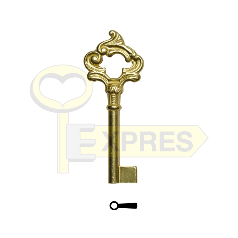 Decorative key 3F1738 - gold