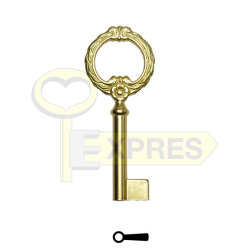 Klucz ozdobny 3F4135 - złoty