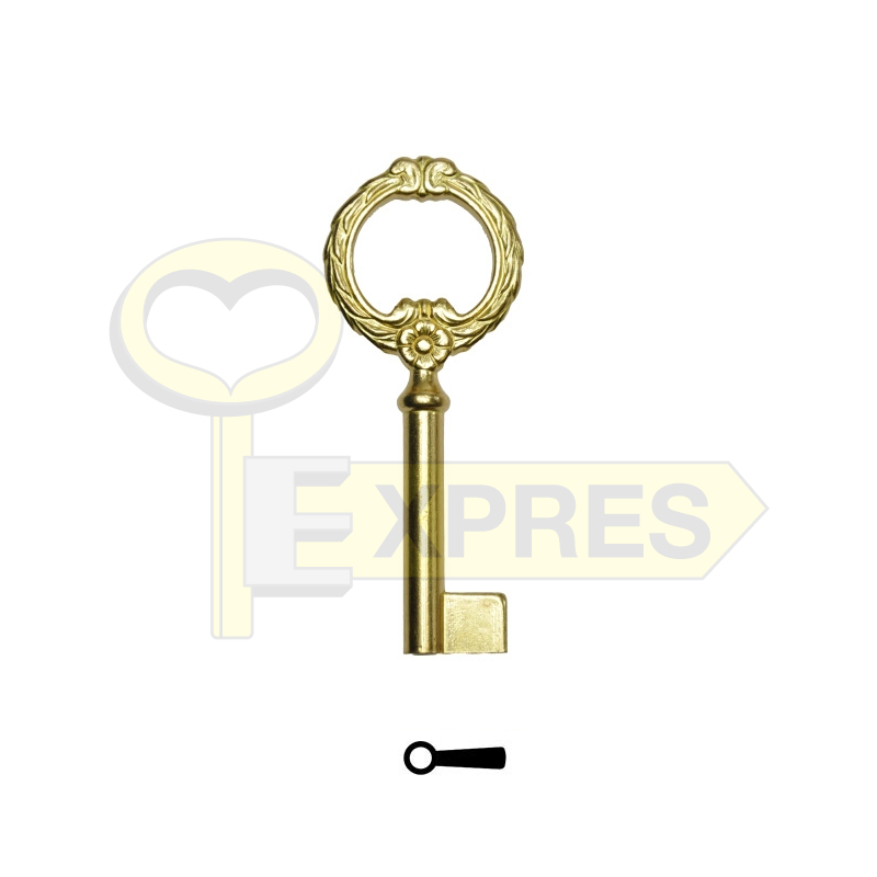 Decorative key 3F4135 - gold