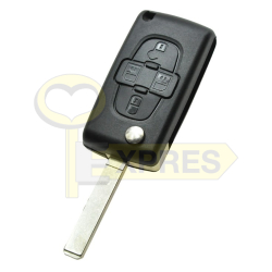 Key with Remote Peugeot/Citroen 4B/VA2 FSK