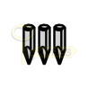 Set of 3 engraving cutters "B"