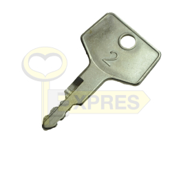 Key for construction machine - 208