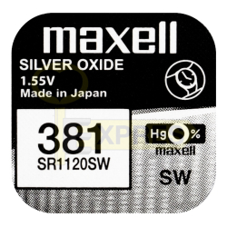 1120 - MAXELL - SR1120SW - 381 - 1,55V