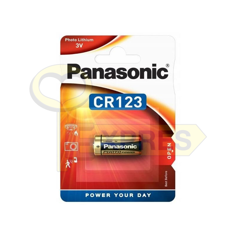 CR123 - PANASONIC - 3V